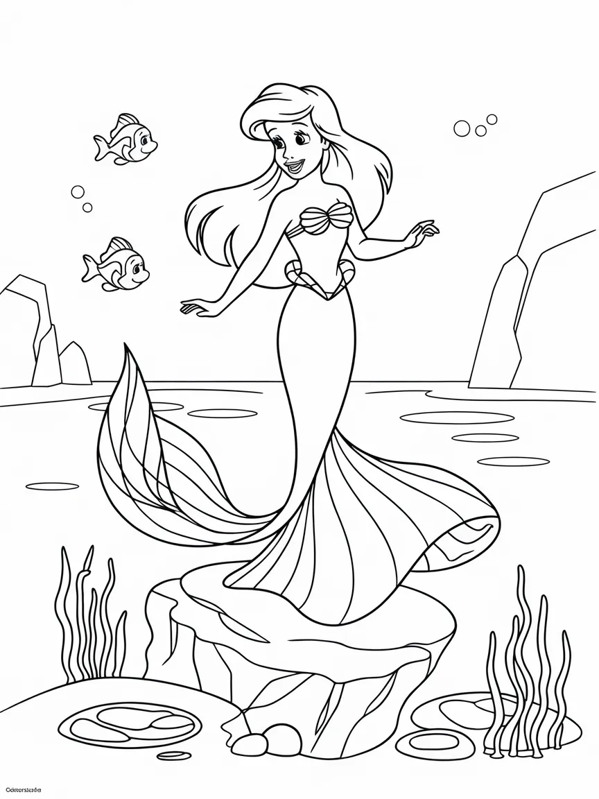 Princess coloring pages - 1632 | ColoringPagesDesign