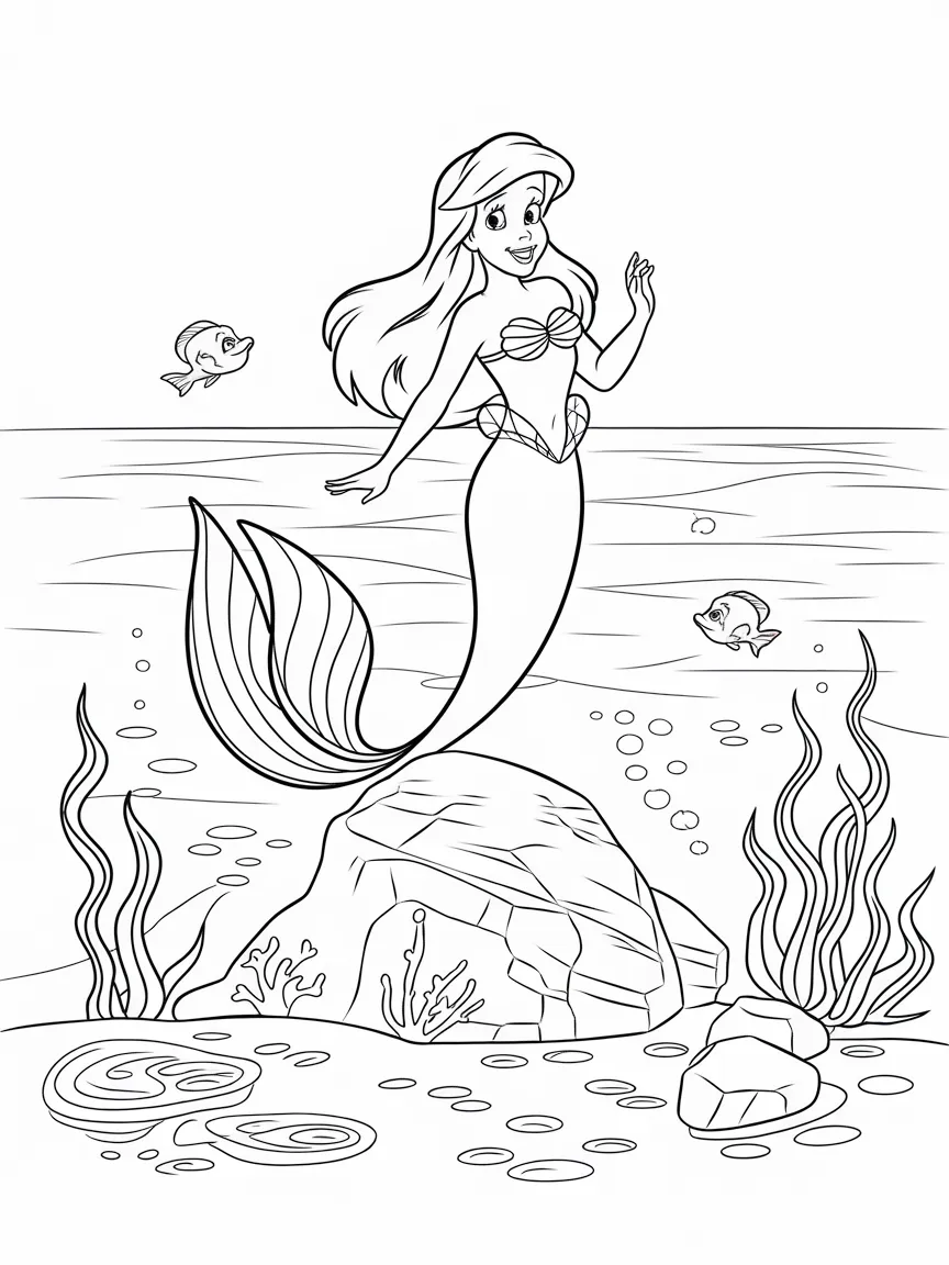 Princess coloring pages - 1638 | ColoringPagesDesign