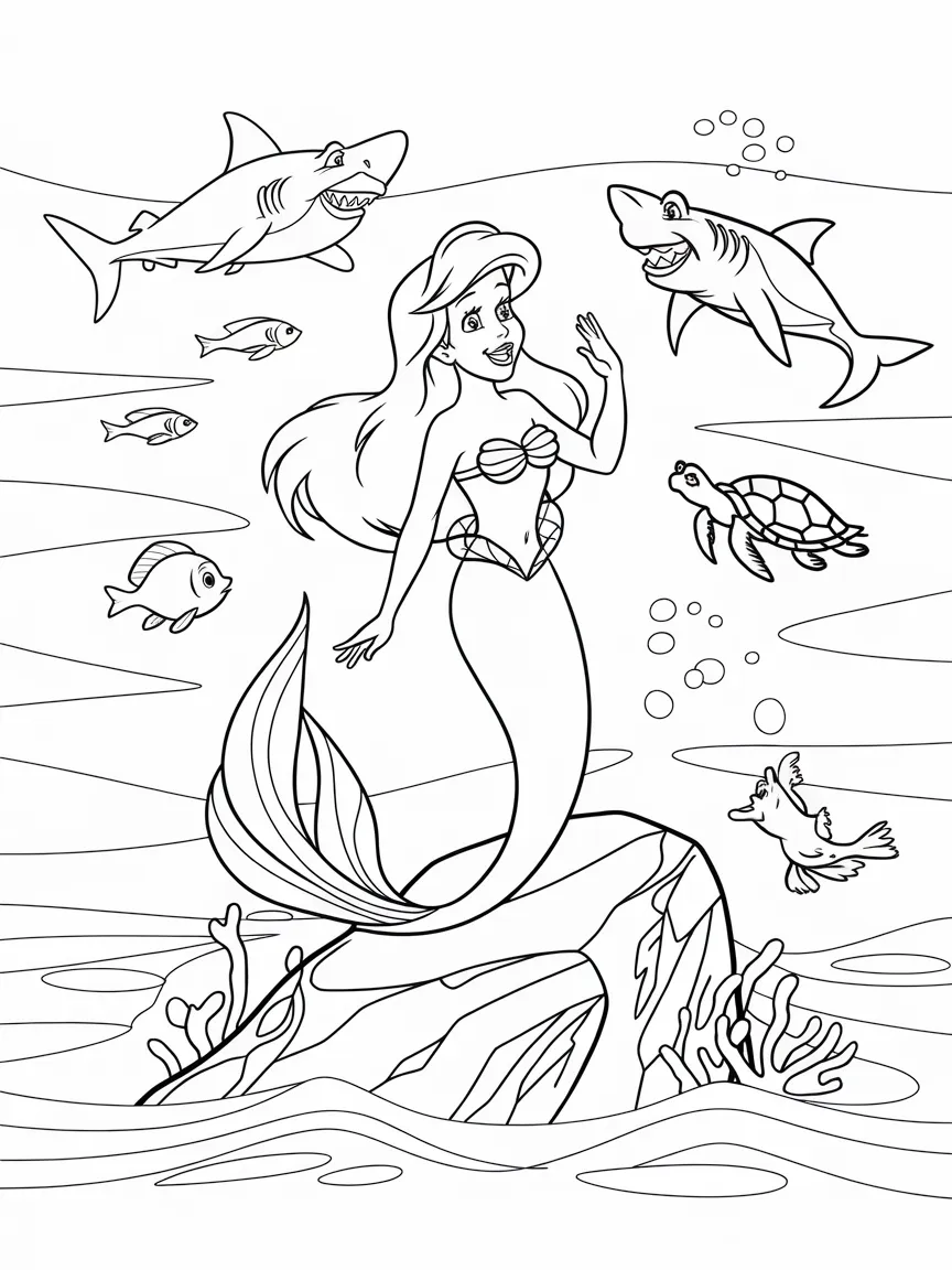 Princess coloring pages - 2333 | ColoringPagesDesign