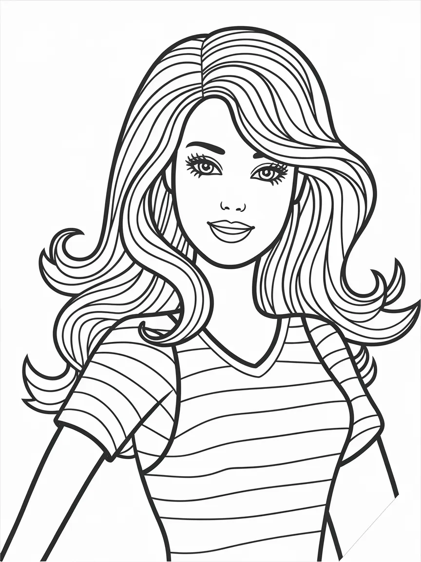 Barbie coloring pages - 244 | ColoringPagesDesign