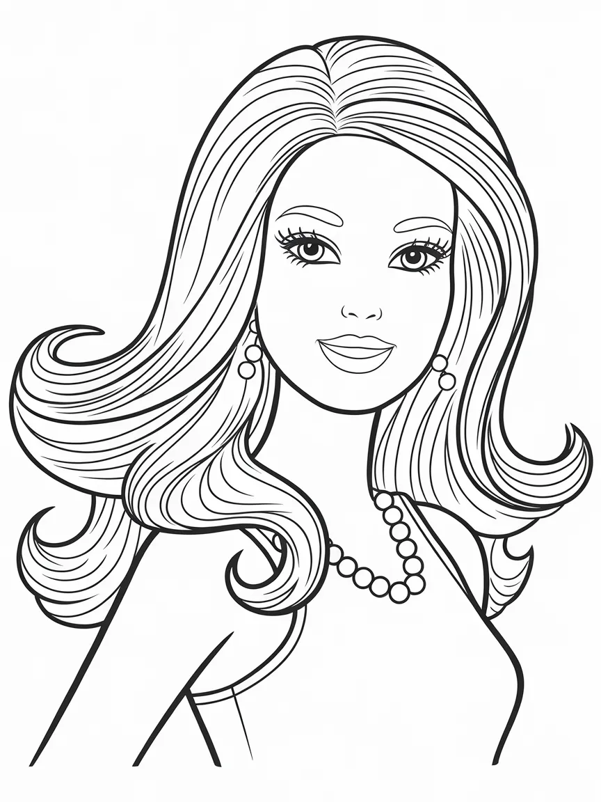 Barbie coloring pages - 246 | ColoringPagesDesign