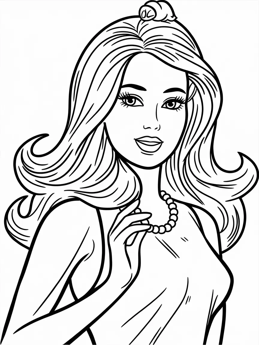 Barbie coloring pages - 249 | ColoringPagesDesign