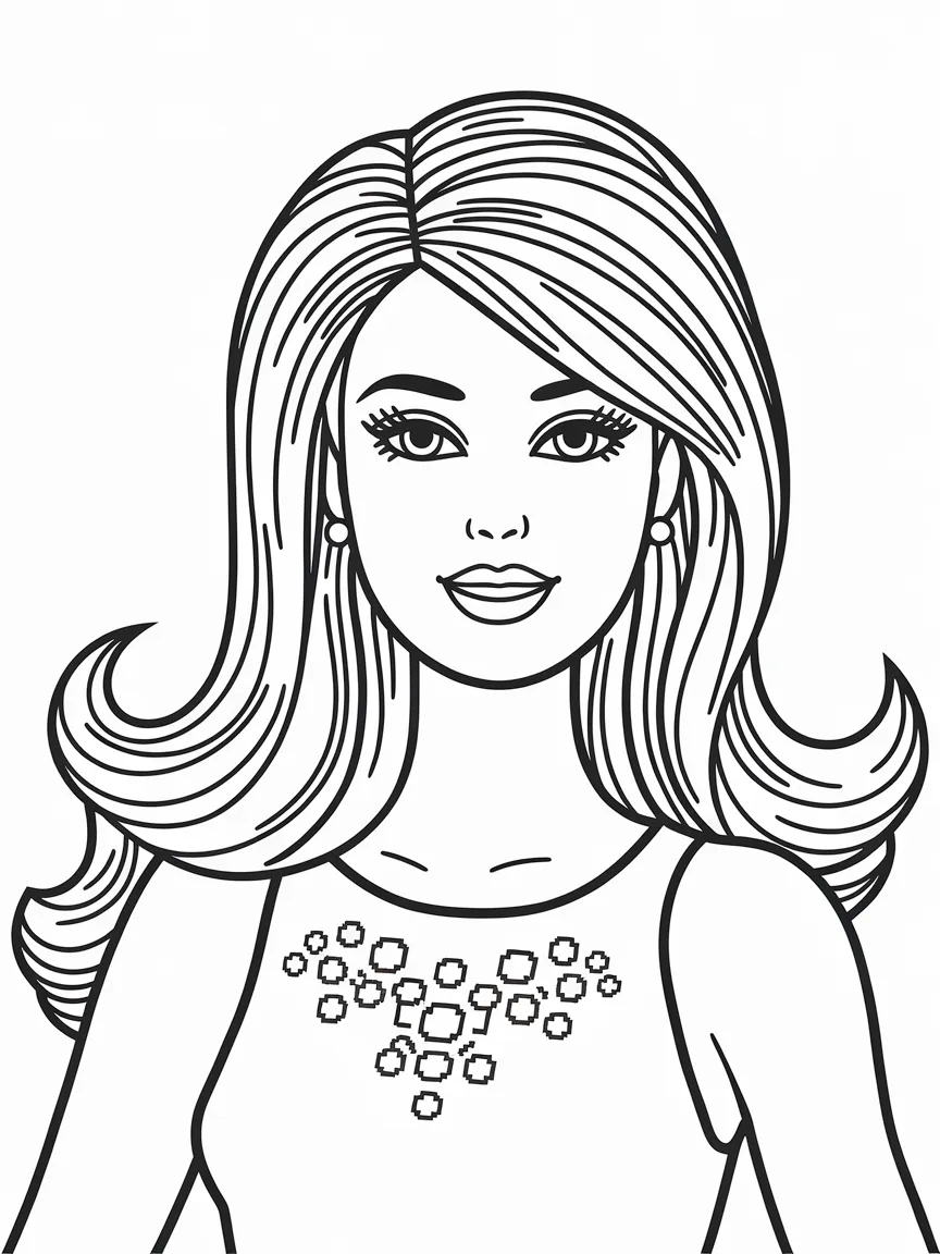 Barbie coloring pages - 250 | ColoringPagesDesign