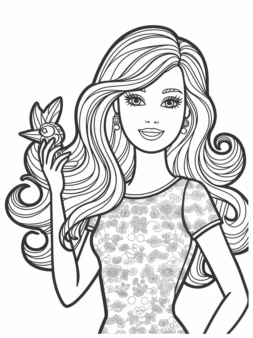 Barbie coloring pages - 253 | ColoringPagesDesign