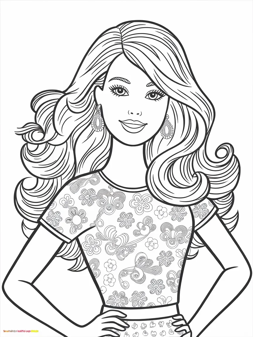 Barbie coloring pages - 254 | ColoringPagesDesign