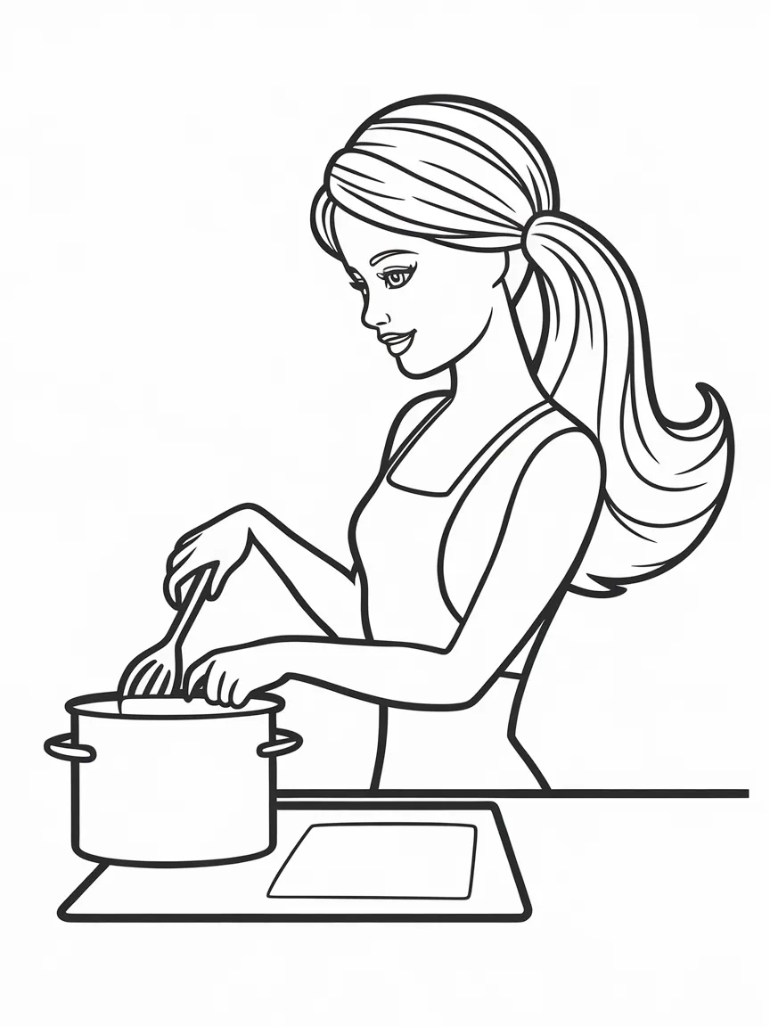 Barbie coloring pages - 2214 | ColoringPagesDesign