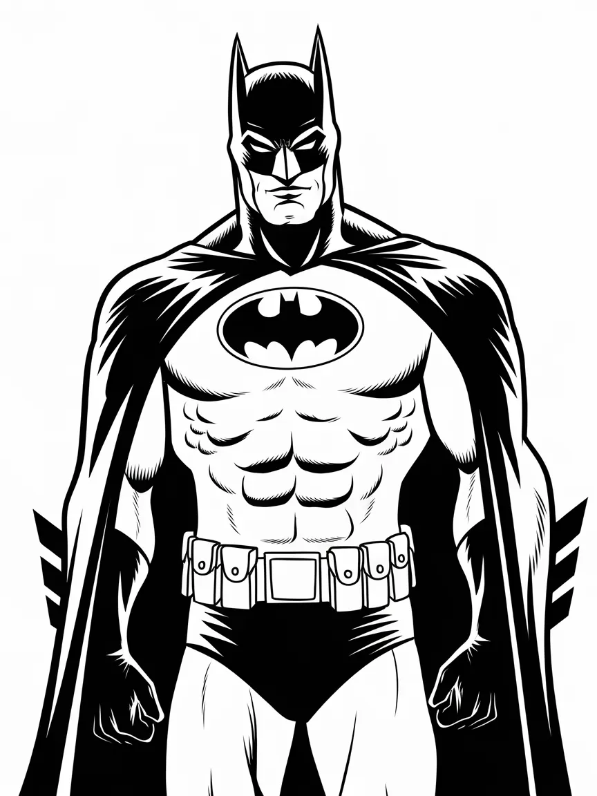 Pt categorias - Batman | ColoringPagesDesign