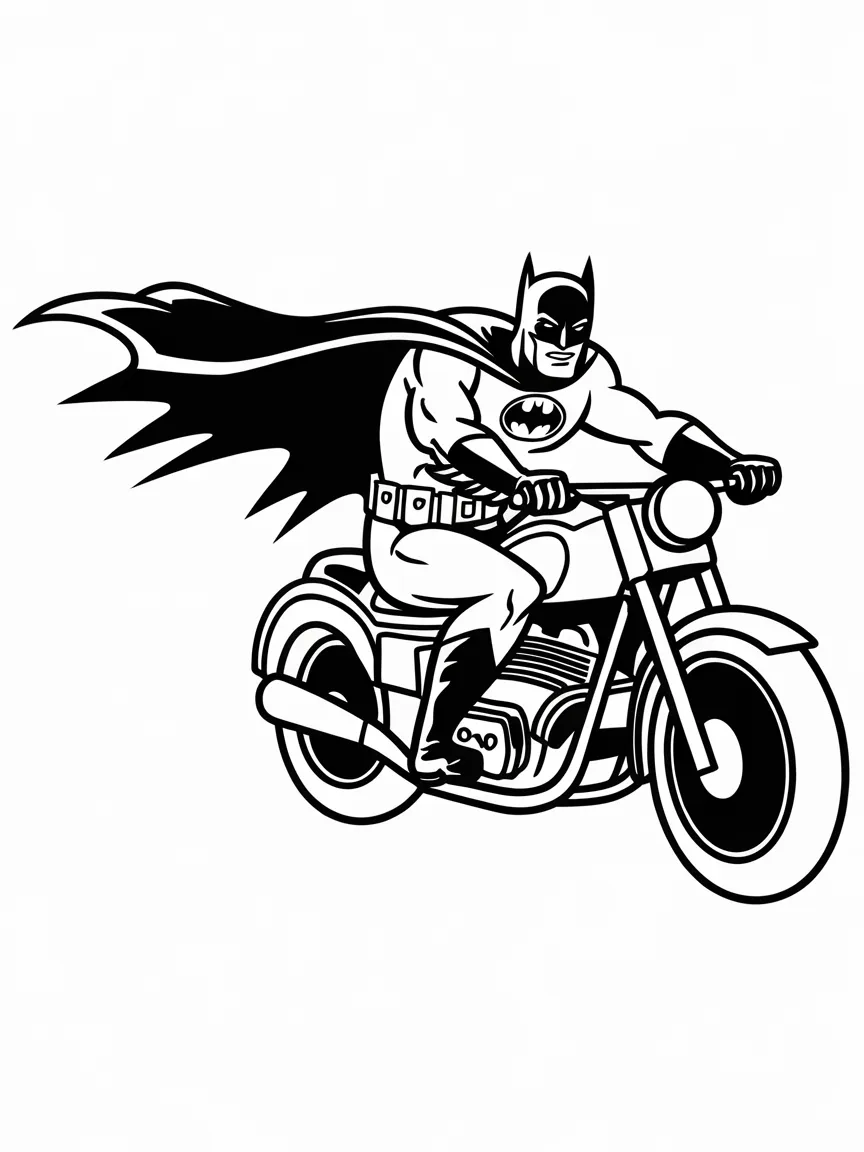 Batman coloring pages - 1852 | ColoringPagesDesign