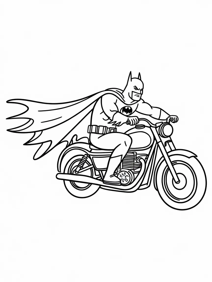 Batman coloring pages - 1853 | ColoringPagesDesign