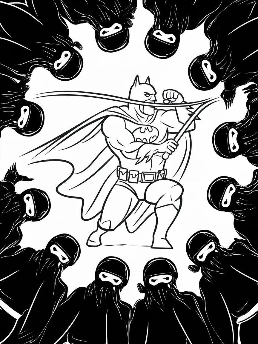 Batman coloring pages - 1858 | ColoringPagesDesign