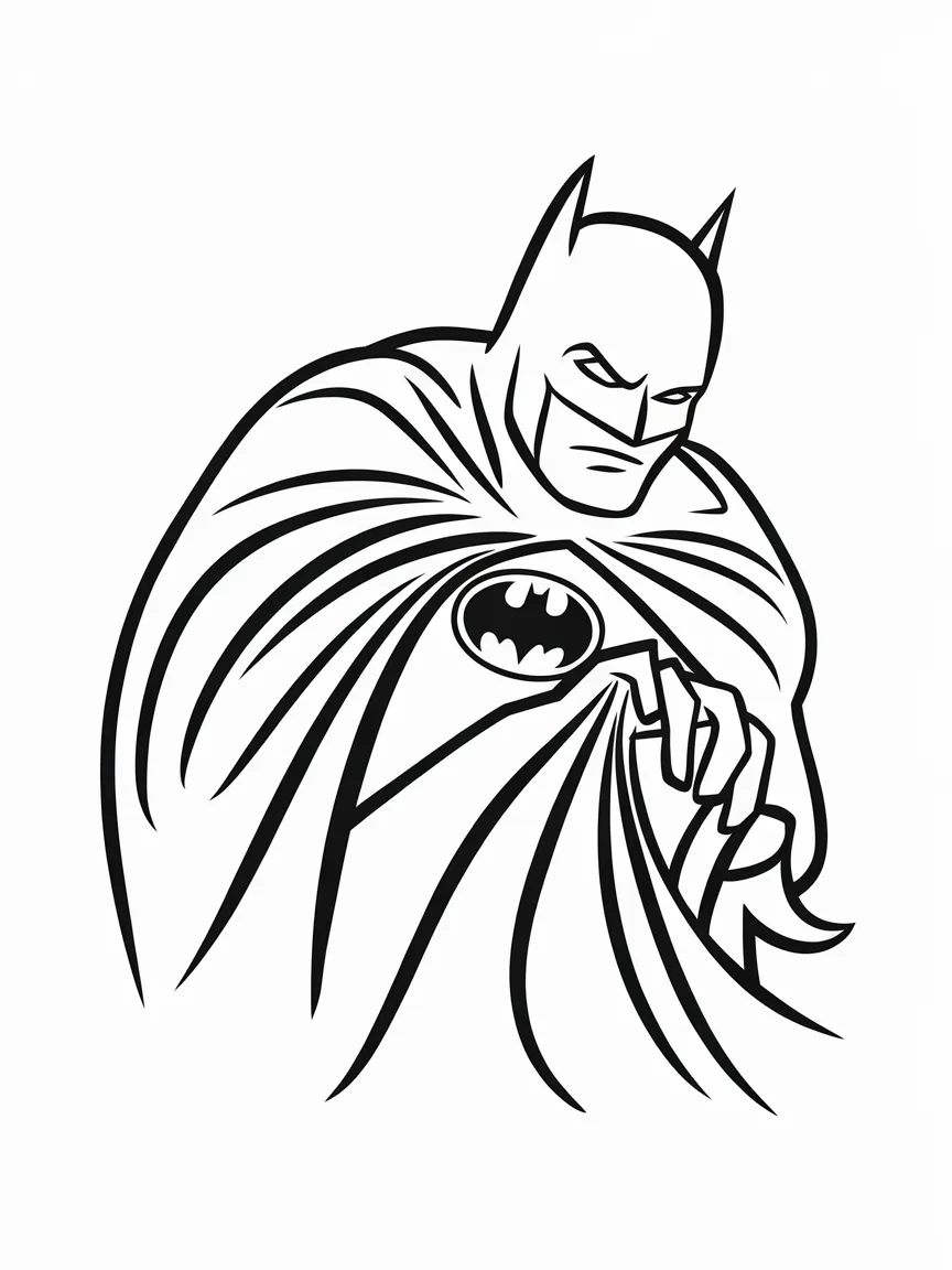 Batman coloring pages - 2392 | ColoringPagesDesign