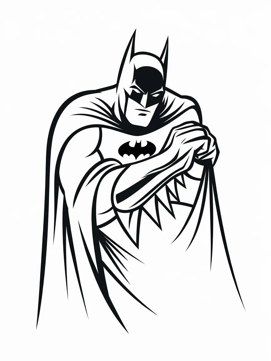 Batman coloring pages - 2394 | ColoringPagesDesign