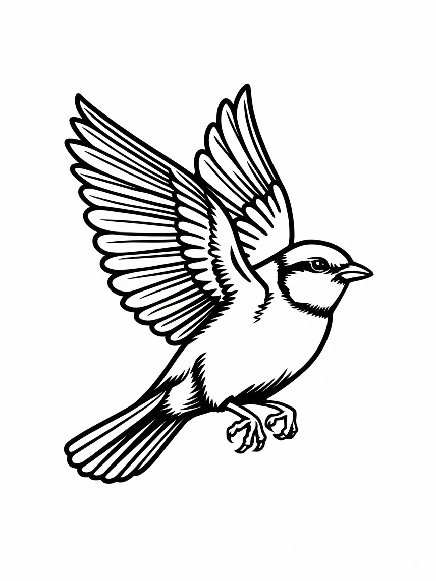 Bird coloring pages - 1212 | ColoringPagesDesign