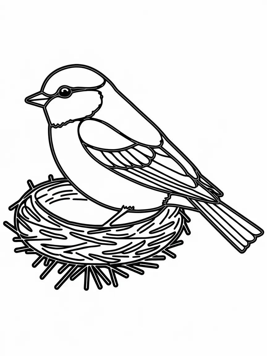 Bird coloring pages - 1213 | ColoringPagesDesign