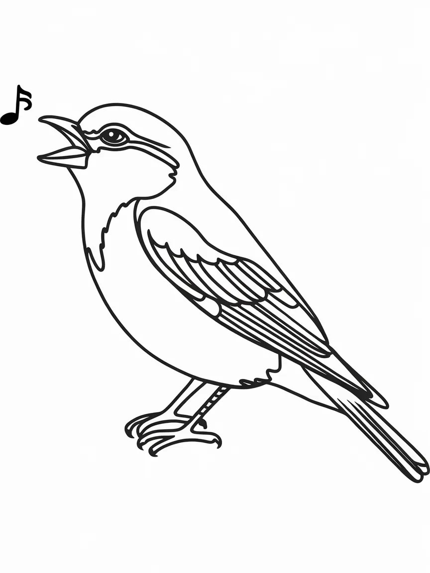 Bird coloring pages - 1214 | ColoringPagesDesign