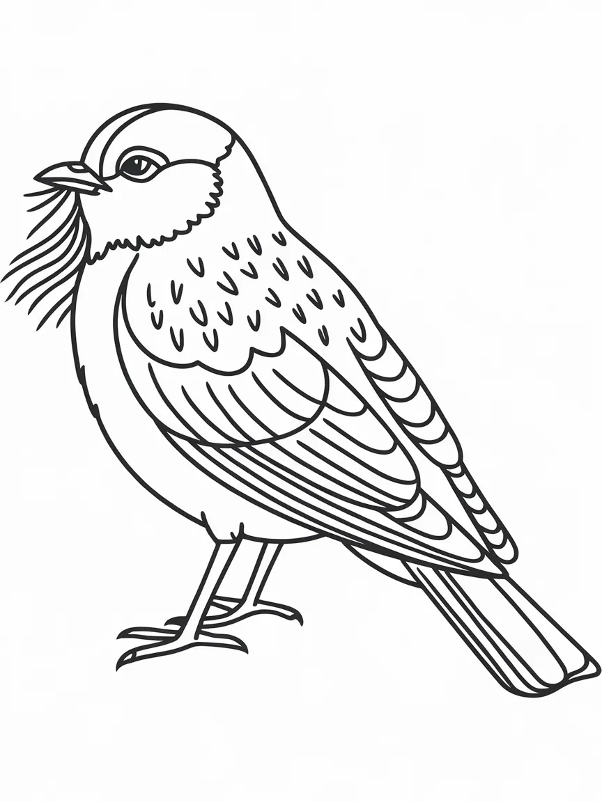 Bird coloring pages - 1219 | ColoringPagesDesign