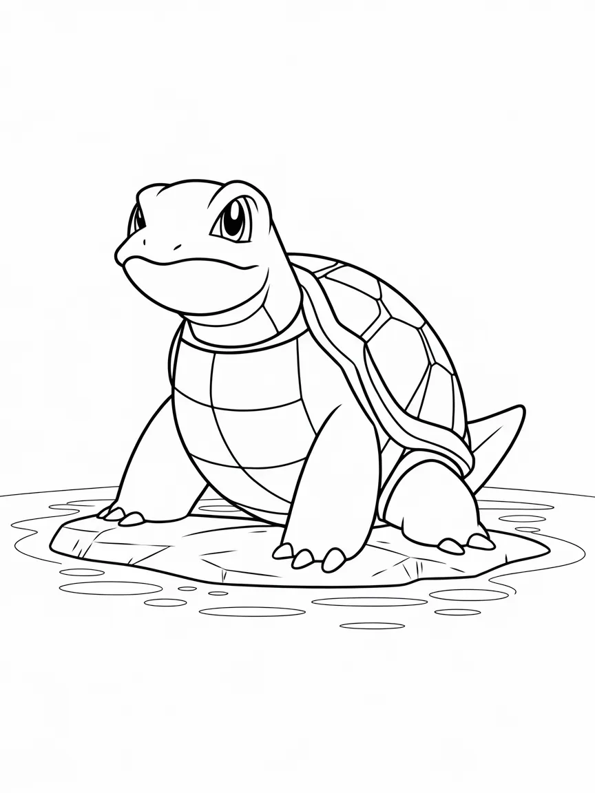 Blastoise coloring pages - 2060 | ColoringPagesDesign