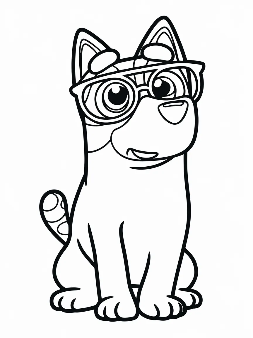 Bluey coloring pages - 94 | ColoringPagesDesign