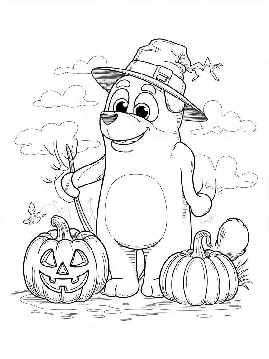 Bluey coloring pages - 1244 | ColoringPagesDesign