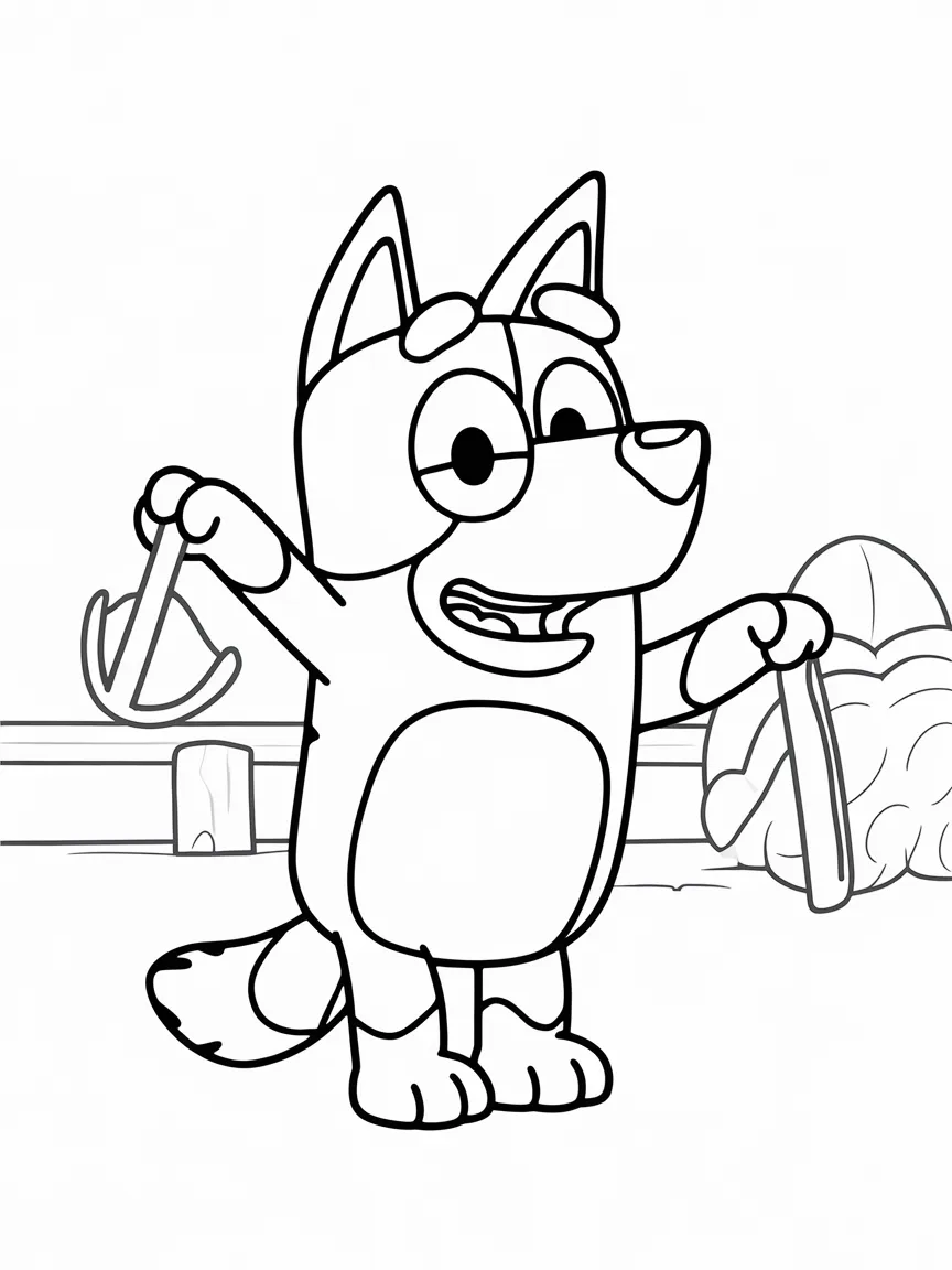 Bluey coloring pages - 2159 | ColoringPagesDesign