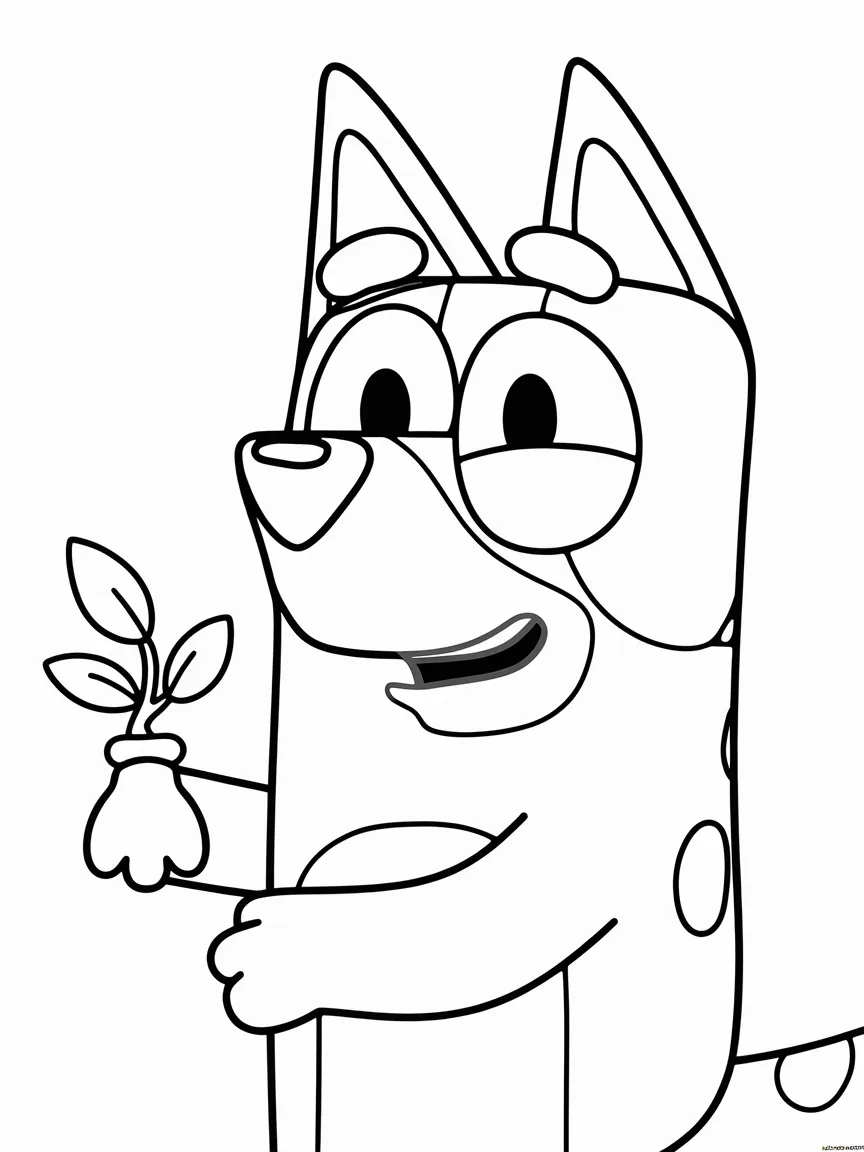 Bluey coloring pages - 2160 | ColoringPagesDesign