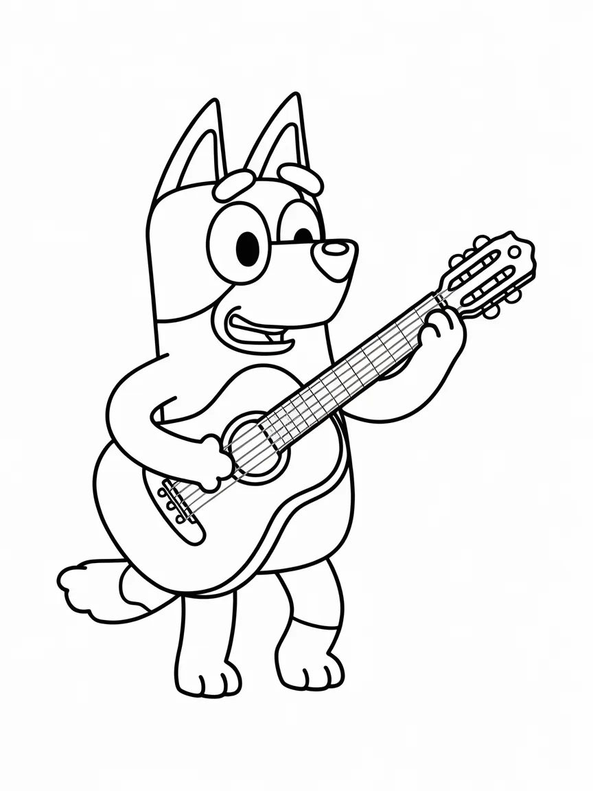 Bluey coloring pages - 2164 | ColoringPagesDesign