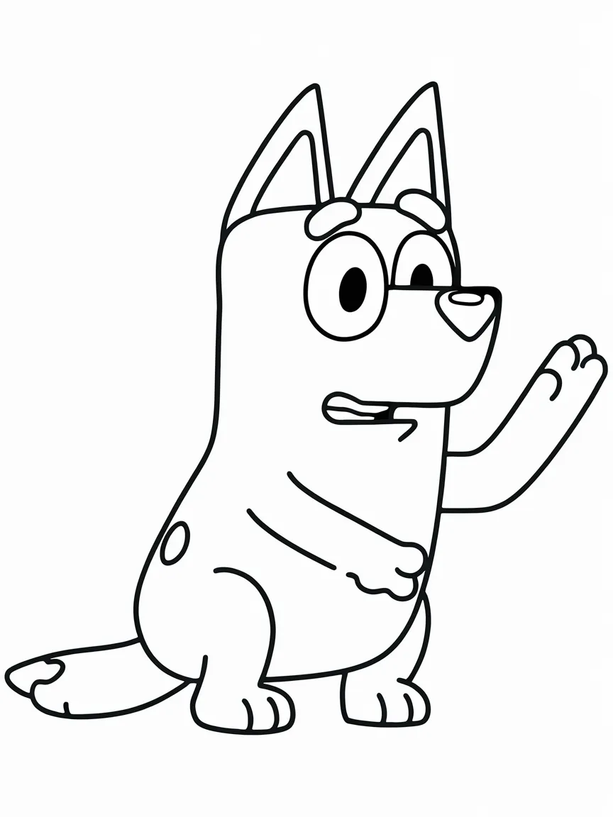 Bluey coloring pages - 2167 | ColoringPagesDesign