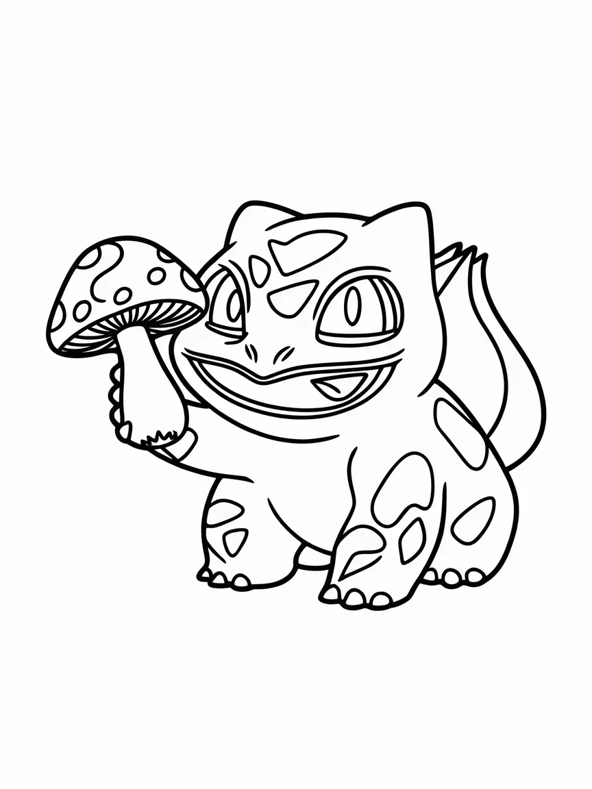 Bulbasaur coloring pages - 1961 | ColoringPagesDesign