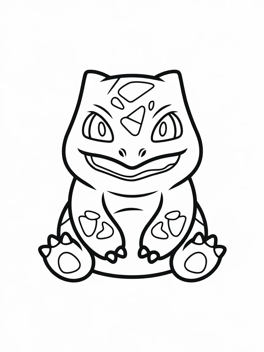 Bulbasaur coloring pages - 1962 | ColoringPagesDesign