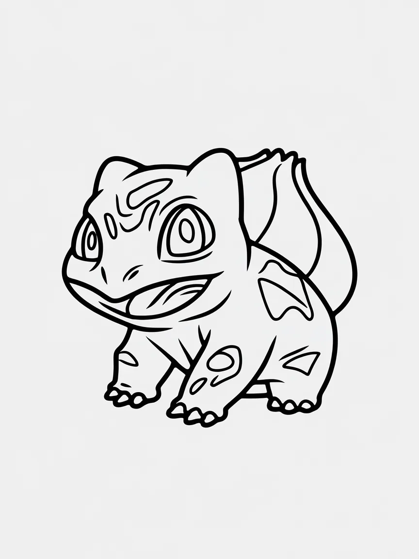 Bulbasaur coloring pages - 1964 | ColoringPagesDesign