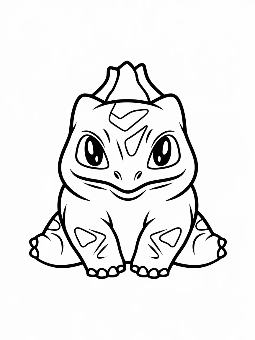 Bulbasaur coloring pages - 1967 | ColoringPagesDesign