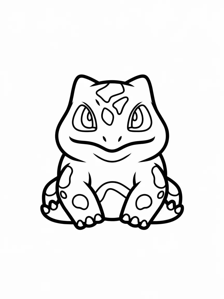 Bulbasaur coloring pages - 1970 | ColoringPagesDesign