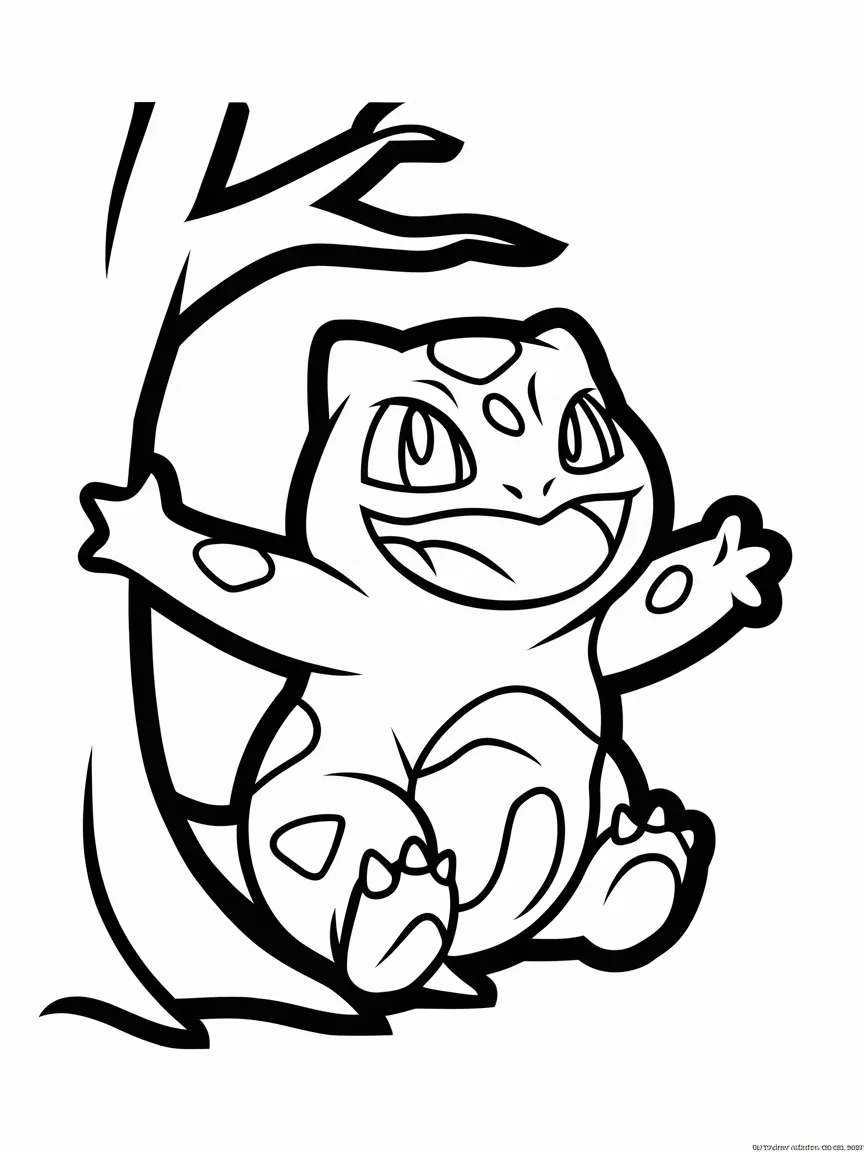 Bulbasaur coloring pages - 2465 | ColoringPagesDesign