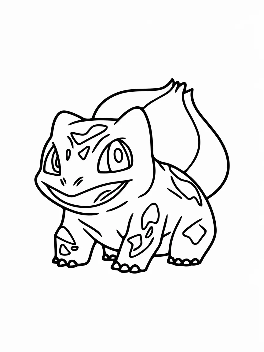 Bulbasaur coloring pages - 2466 | ColoringPagesDesign