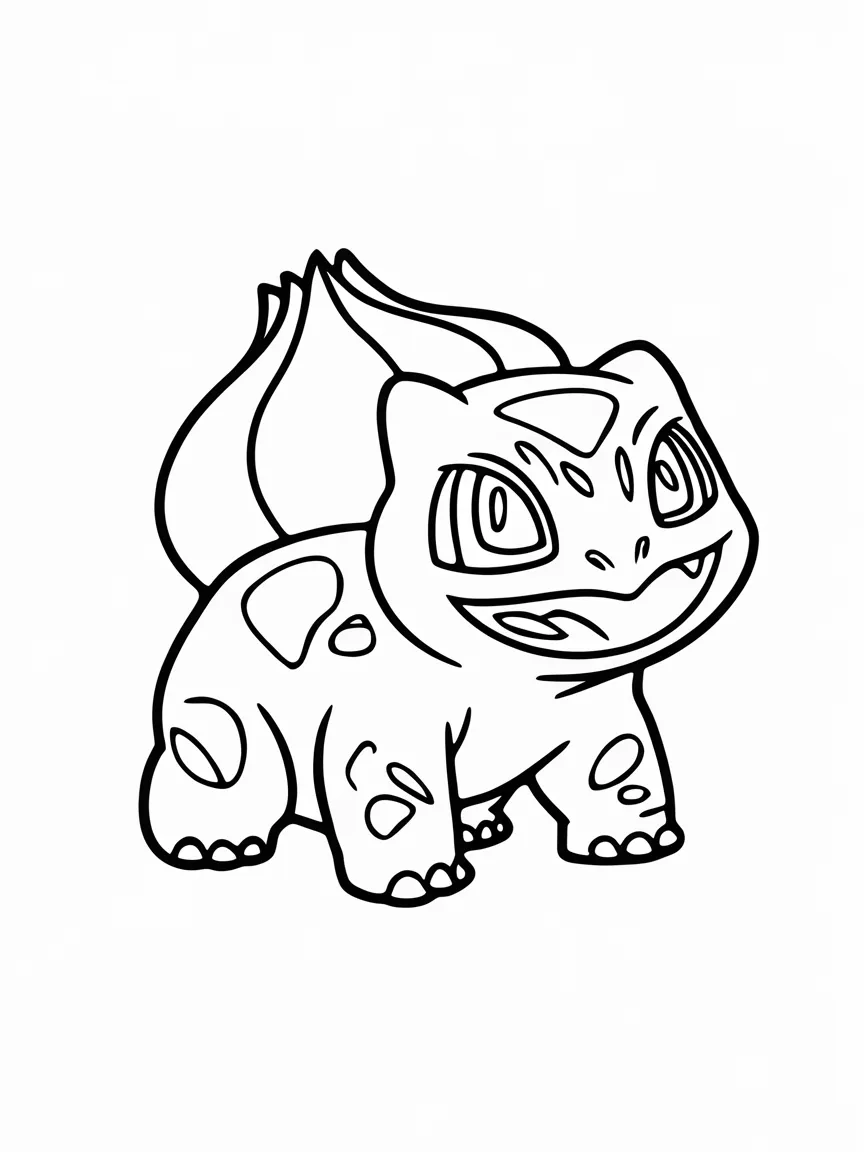 Bulbasaur coloring pages - 2468 | ColoringPagesDesign