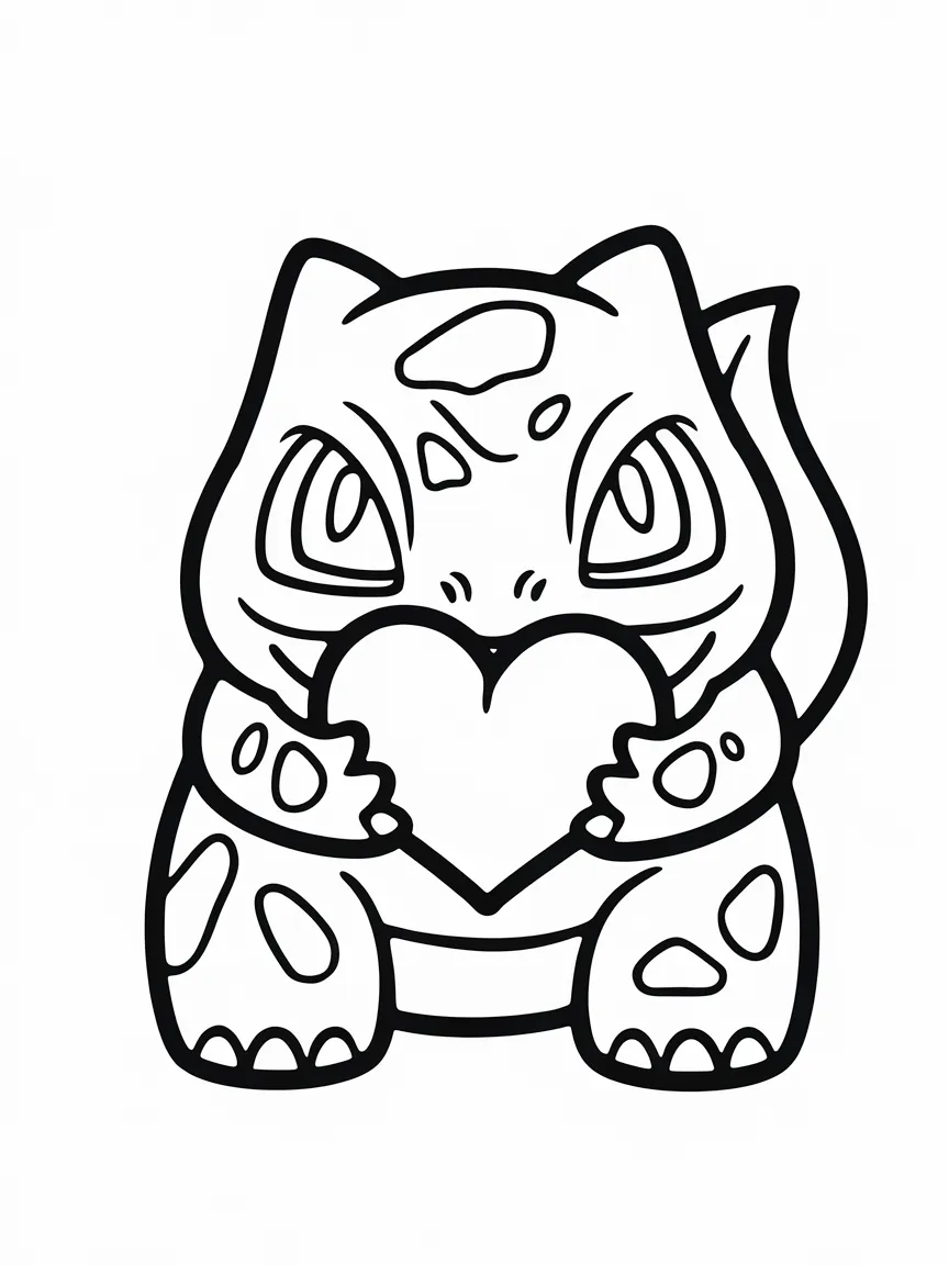 Bulbasaur coloring pages - 2470 | ColoringPagesDesign