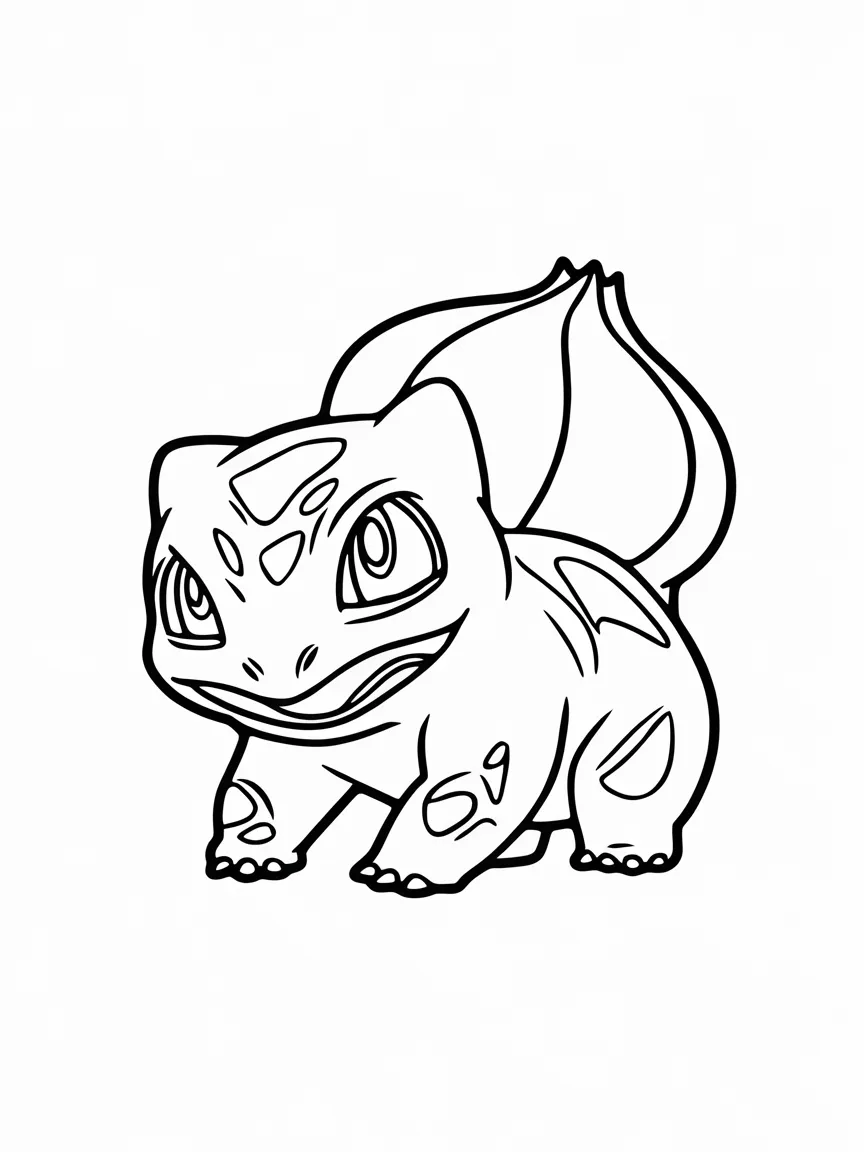 Bulbasaur coloring pages - 2473 | ColoringPagesDesign