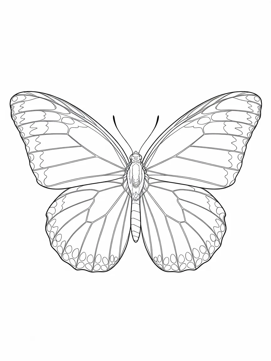 Butterfly coloring pages - 1367 | ColoringPagesDesign