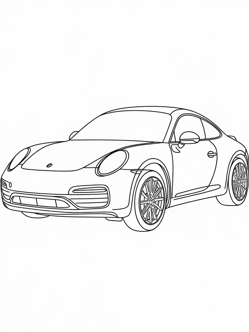 Car coloring pages - 620 | ColoringPagesDesign