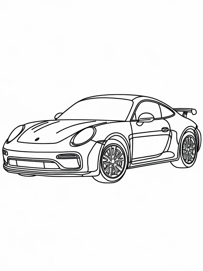 Car coloring pages - 622 | ColoringPagesDesign