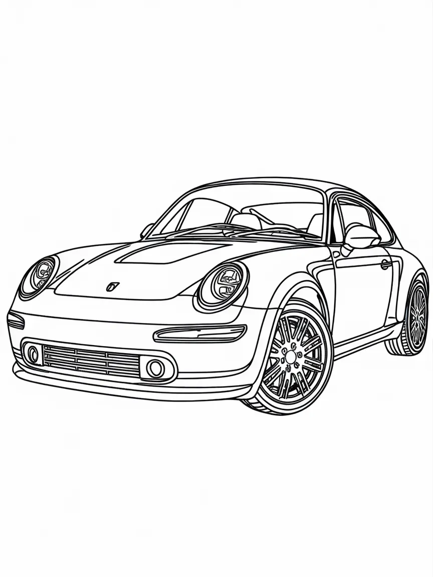 Car coloring pages - 623 | ColoringPagesDesign