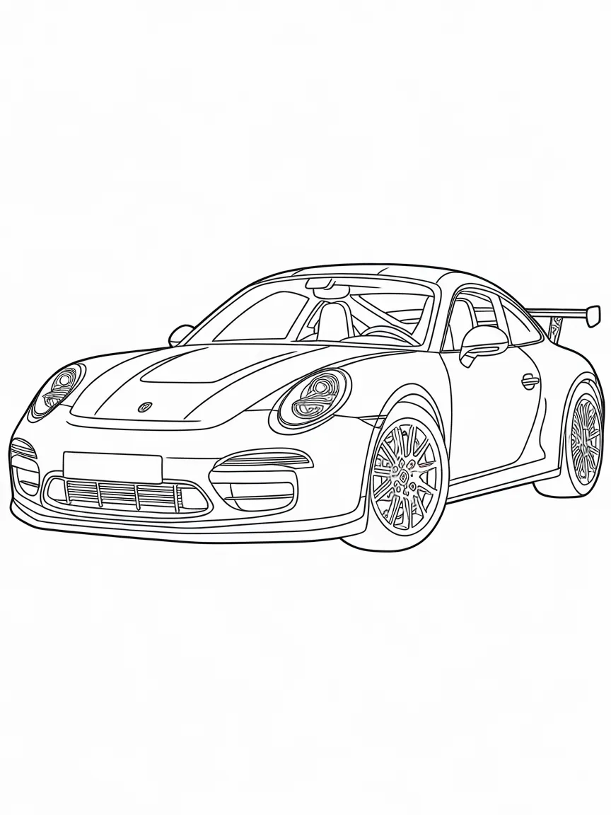 Car coloring pages - 625 | ColoringPagesDesign