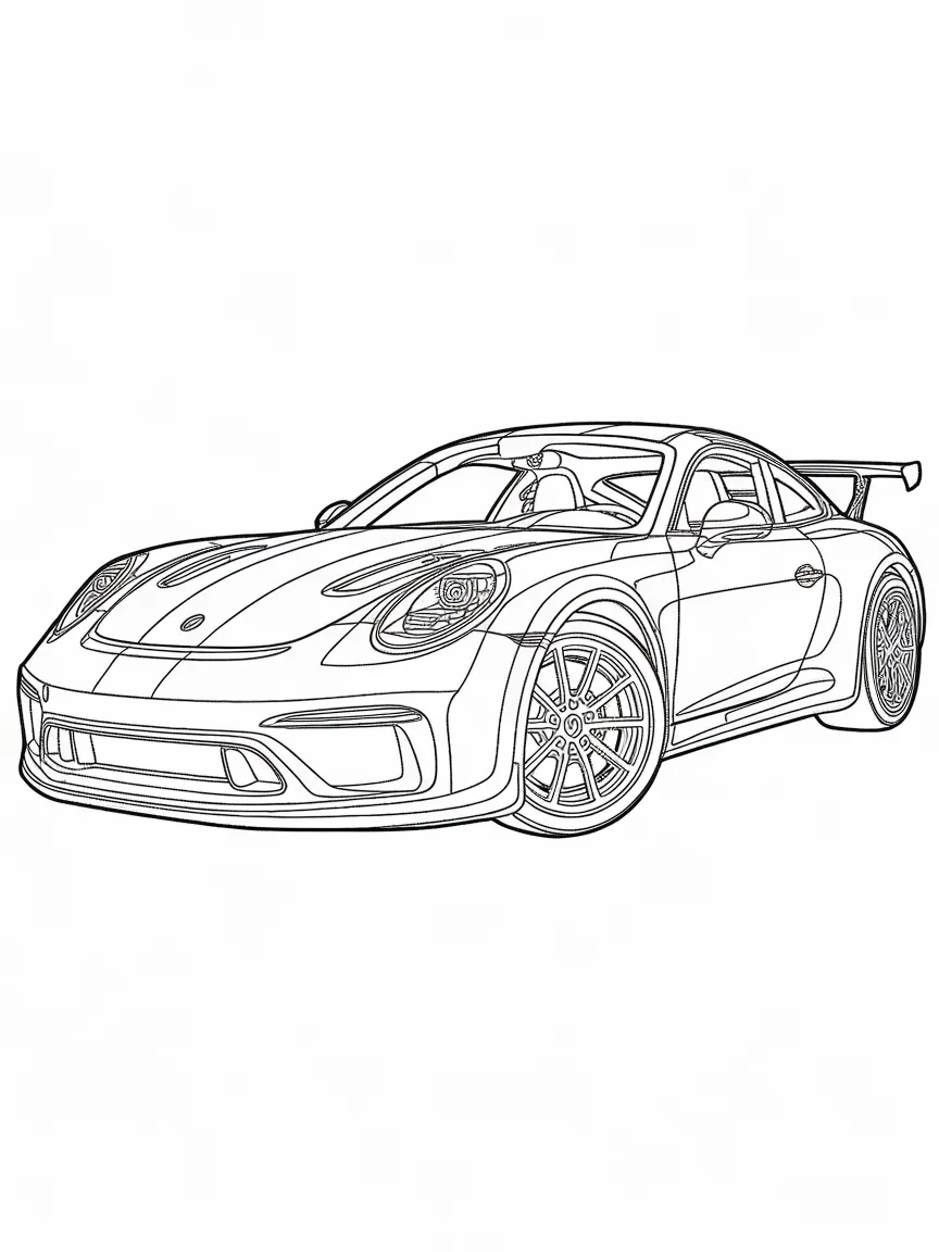 Car coloring pages - 1578 | ColoringPagesDesign