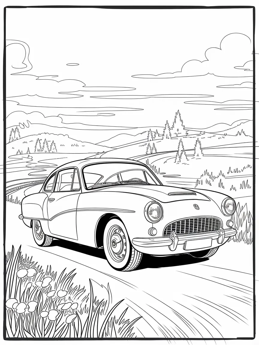 Car coloring pages - 1580 | ColoringPagesDesign