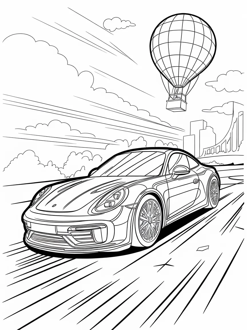 Car coloring pages - 1587 | ColoringPagesDesign