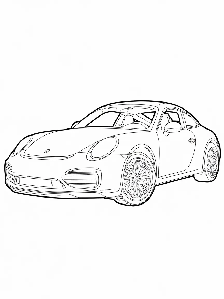 Car coloring pages - 1589 | ColoringPagesDesign