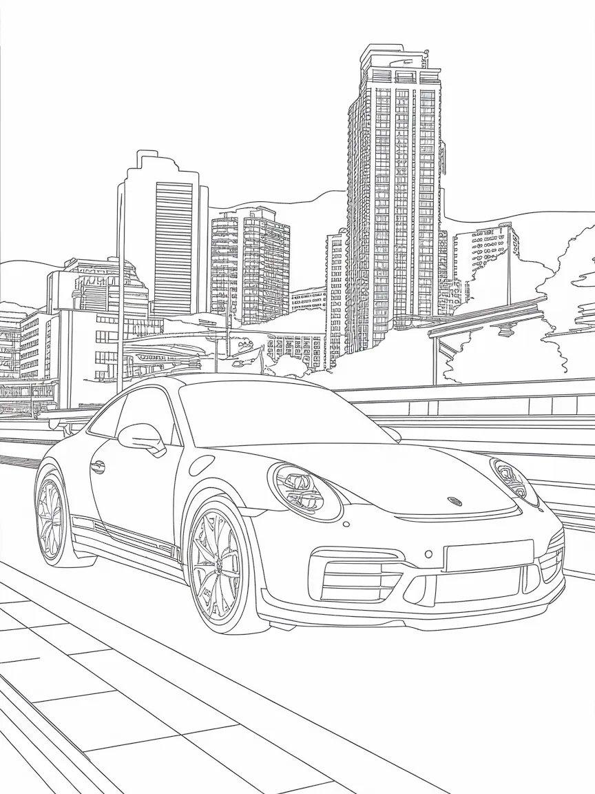 Car coloring pages - 1592 | ColoringPagesDesign