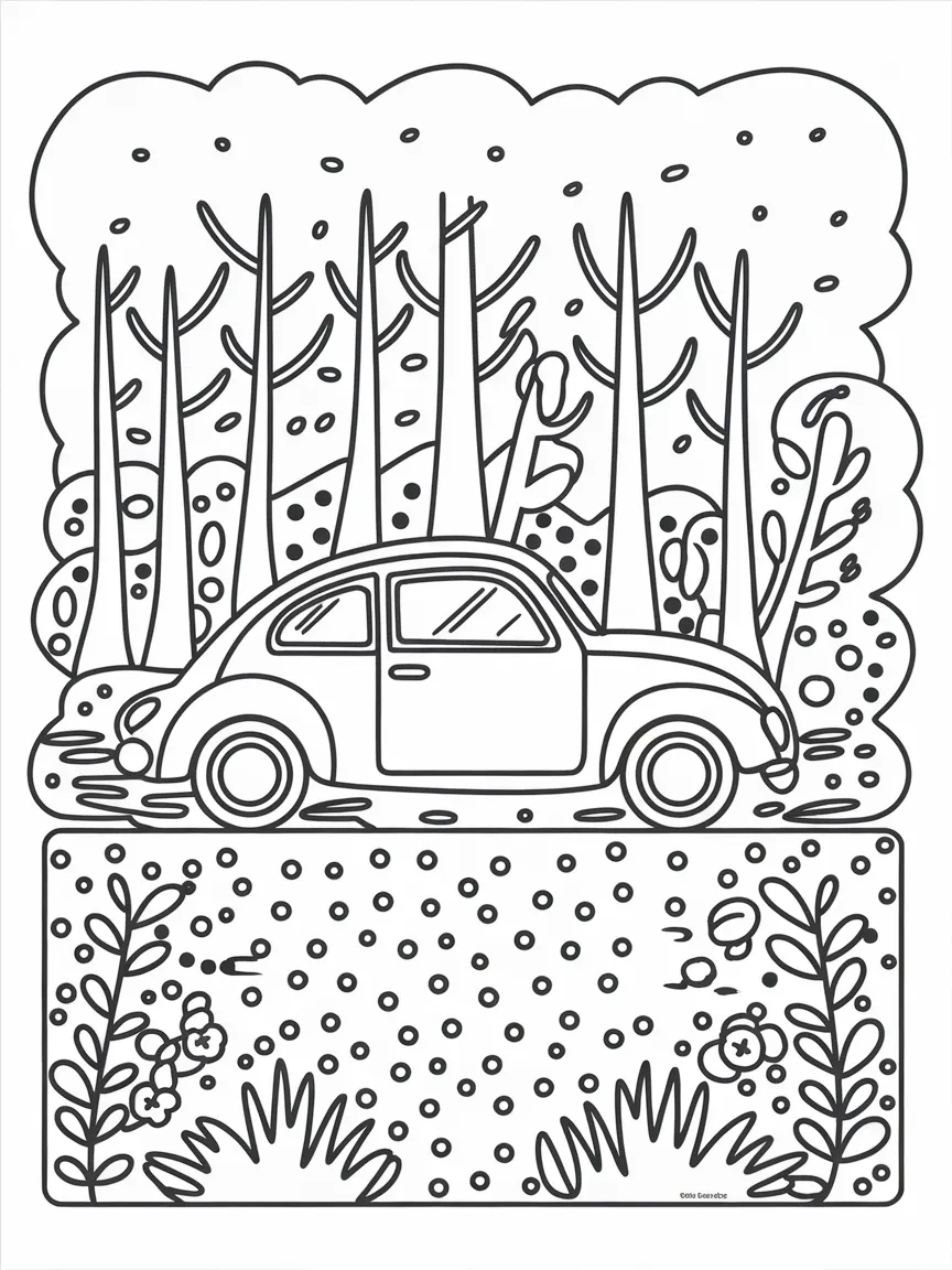 Car coloring pages - 1593 | ColoringPagesDesign