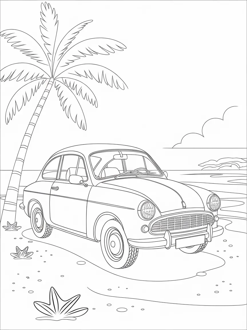 Car coloring pages - 1594 | ColoringPagesDesign