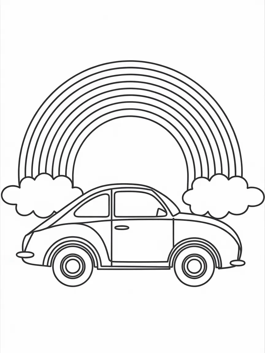 Car coloring pages - 1597 | ColoringPagesDesign